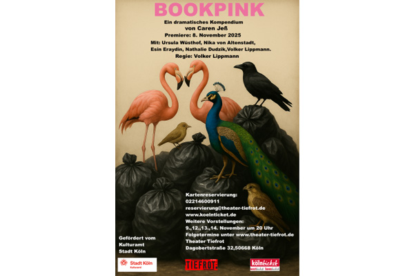 Bookpink - ein dramatisches Kompendium | © Theater Tiefrot Bookpink - ein dramatisches Kompendium | © Theater Tiefrot